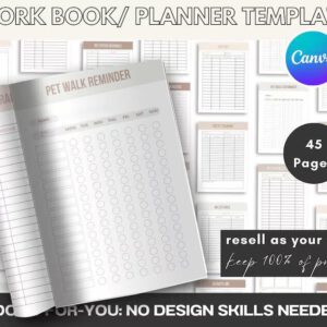 Pet Care Planner Bundle | PLR MRR (Digital Download)
