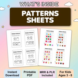 Kids Learning Activities Bundle | 10,000+ Educational Kids Resources Coloring Books, Worksheets (PLR, MRR)