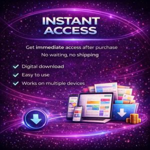 Mega Bundle Digitales Produkt: Vorlagen, KI-Prompts, Planer und kreative Ressourcen