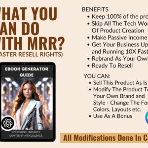 ChatGPT Ebook Creator Guide: Master Resell Rights (MRR)