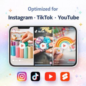 12,500+ Art & Craft Reels Bundle | DIY Tutorial Videos for Instagram TikTok YouTube | PLR MRR Included | Instant Download