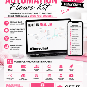 Chat Automation Templates for ManyChat – PLR/MRR Bundle