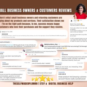 Small Business Planner: Canva Template with PLR + MRR (Digital Download)