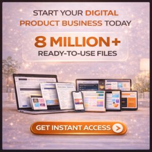 8M+ Digital Products | Templates, AI Prompts, Planners, Notion template, Digital Resource Library