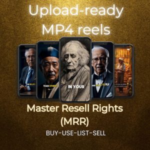AI Avatar Reels Bundle: 1100 Faceless Videos, PLR & Resell Rights (Digital Download)_Ma
