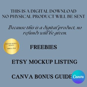 500 Passive Income Digital Product Ideas: MRR PLR Canva Templates