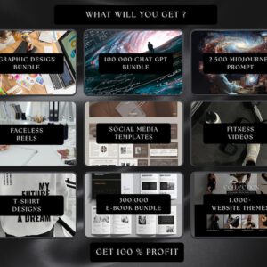 100 Million+ PLR MRR Bundle Ideal for Passive Income | Plr Mrr Digital Products| Master Resell Rights| All your PLR Digital Products