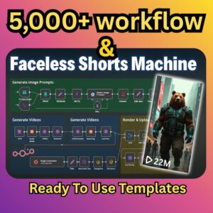 5000+ Automations n8n Workflow + Faceless Video Generator Ai Agents | Chatgpt