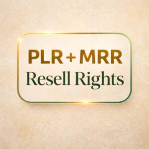 Healthy Eating Course Bundle PLR MRR | Weight Loss eBook + Video Training | Nutrition Digital Product | Resell Rights Included