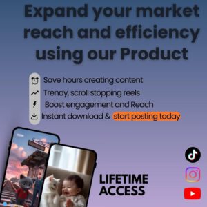 185+ AI Cat Reels Bundle, Viral Social Media Content (Digital Download, MRR, PLR)