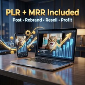 Viral Cat Reels Bundle | 2200+ Funny AI & Real Videos (PLR MRR Digital Download)