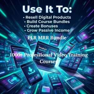 900+ Business Video Courses Bundle Online Training Library PLR MRR Resell Rights