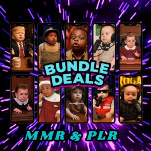 300 AI Baby Podcast Reels | Viral TikTok, Instagram, YouTube (Instant Download)