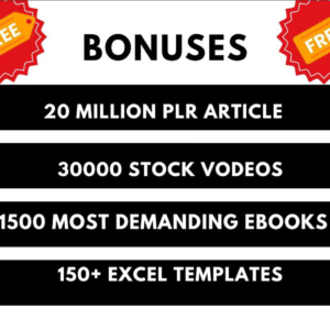 2M+ Ebooks + 2M PLR Articles Bundle (Reseller Rights Included)
