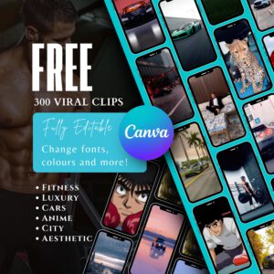 Men’s Fitness Reels: 600+ Bundle, MRR Gym Video Clips, Faceless Workout Edits, TikTok, Instagram, Social Media Content, Digital Download