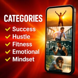 5000+ Motivational Reels PLR MRR for Instagram TikTok Faceless Videos