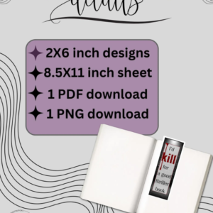 Thriller, Psychological Thriller Bookmark