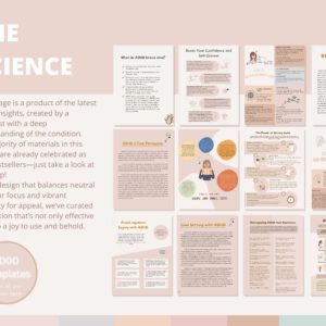 1000+ ADHD & Mental Health Canva Templates: PLR Master Resell Rights