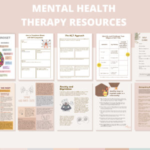 1000+ ADHD & Mental Health Canva Templates: PLR Master Resell Rights