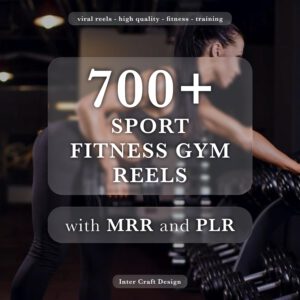 700+ Fitness GYM Reels Bundle, Tiktok, YouTube Shorts, Instagram Reels, Training Fitness Reels, Gym Fitness Videos, Motivational, MRR, PLR