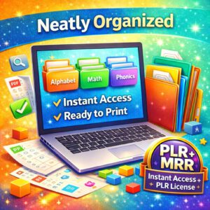 21000+ Kids Worksheets Bundle Homeschool Classroom Printables Mega Library PLR MRR