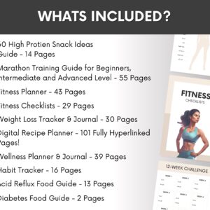 Health & Fitness Bundle with MRR Ready To Resell, PLR Fitness Planners and Fitness Ebooks, Weight Loss Journal, Health Food Guides