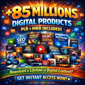 Ultimate PLR MRR Digital Bundle: 85M+ Ready-to-Sell Products
