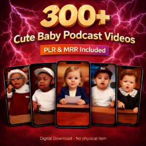 AI Baby Reels Bundle | 300+ Viral Videos (PLR MRR)